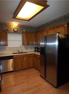Kitchen View:  Stainless steel applicances.