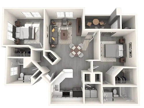 Floor plan 2C