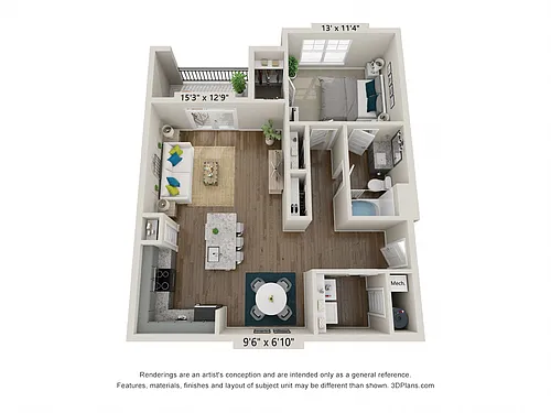 Floor plan Woodland