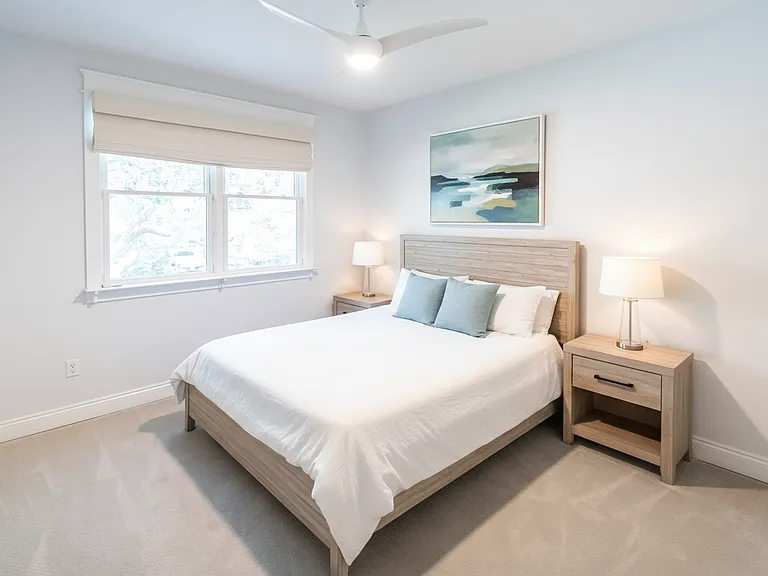 Bedroom #3 is very large and spacious with a large window facing the front of the house.