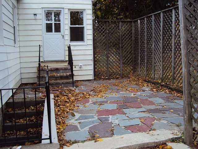 Patio with Rear Entrance
