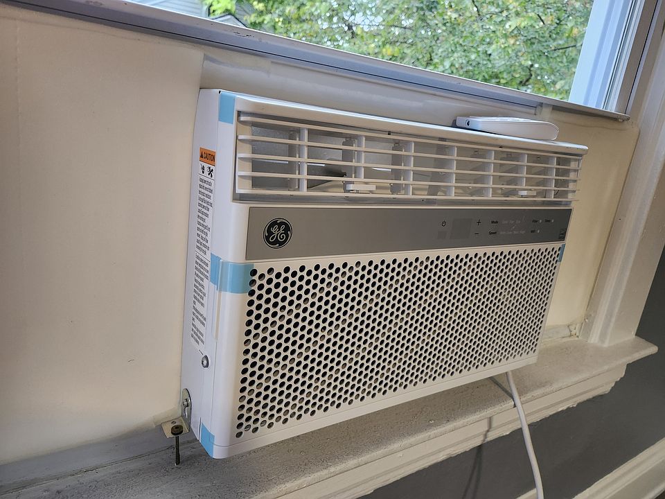 Brand new Window AC unit in living room