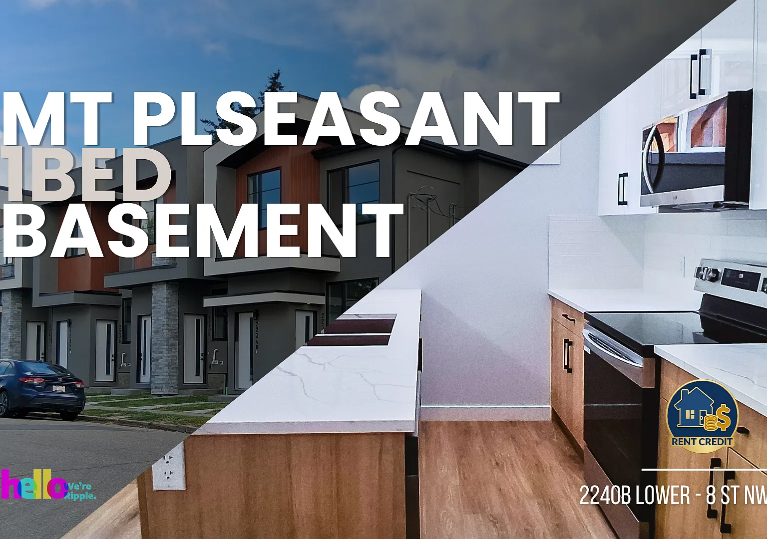 800 Block, 22 Avenue NW (8-plex), Calgary - 2240B/Lower — Photo 1