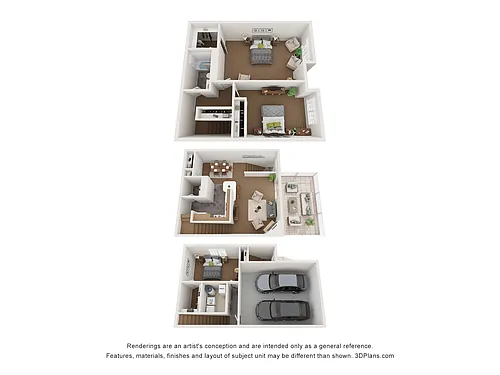 Floor plan Interior Townhome