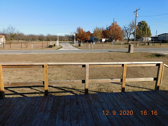 View from front door facing street and mailbox