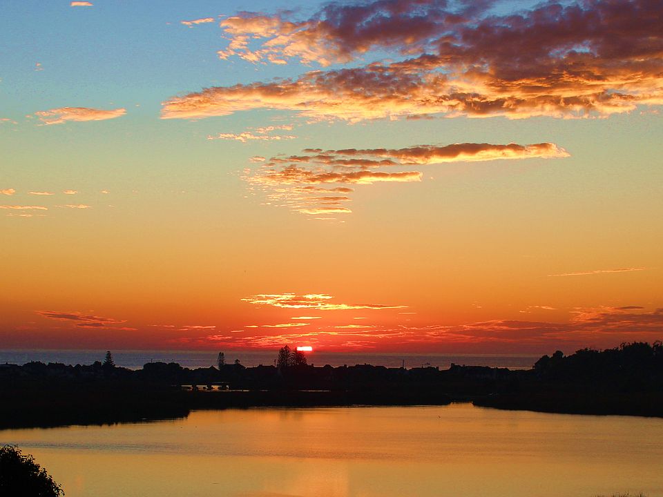 Sunset from the unit