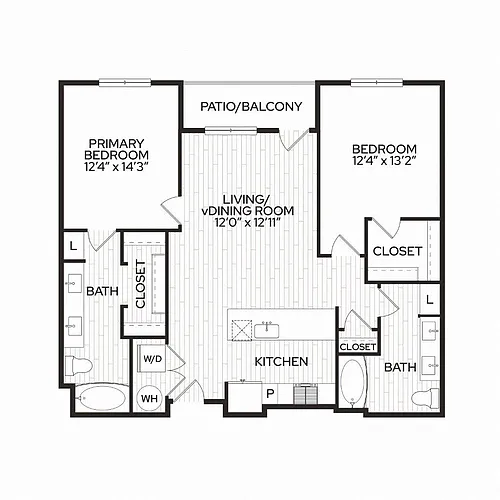 Floor plan B3