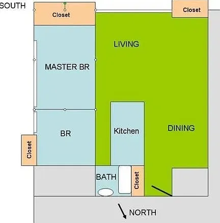 2 bed, 780 sqft, $3,200 — Photo 2