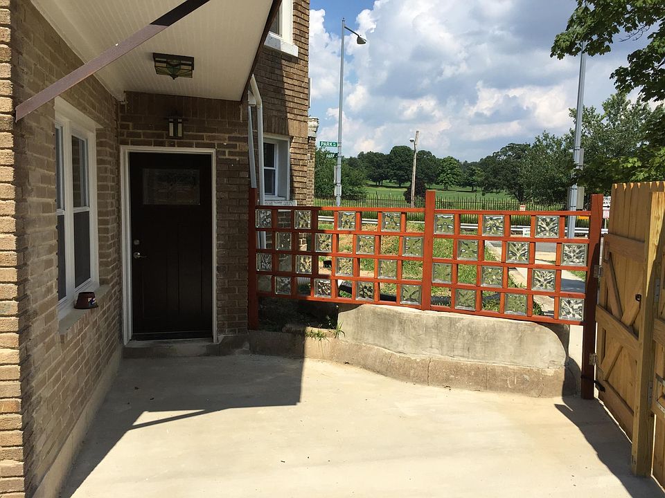 Front entrance and part of patio.