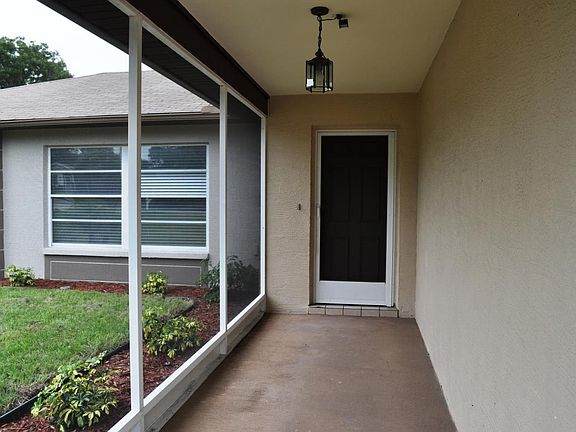 Screened Front Porch Entrance