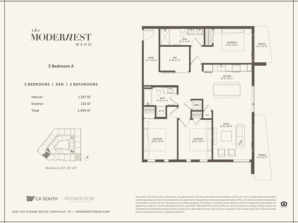 Modernest WeHo 3 Bedroom A