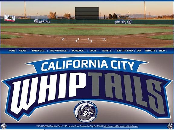 Whiptails Baseball games across the street