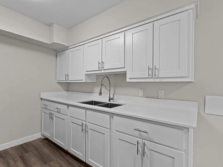 Bright kitchen with updated features