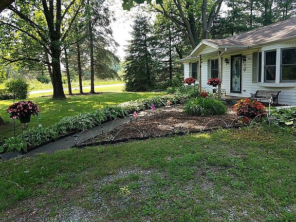 House front in summer time