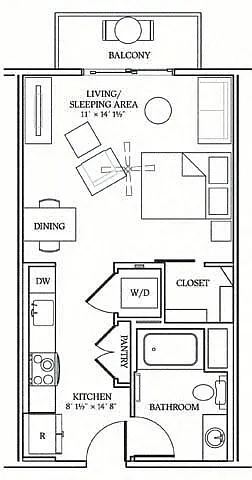 Floor plan STUDIO 4