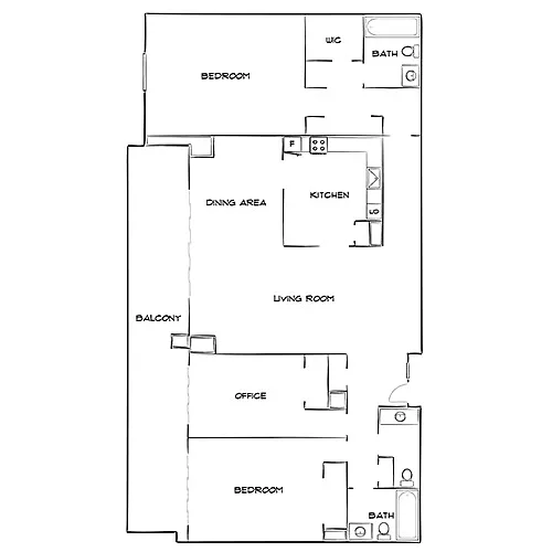 Floor plan Design 3A25