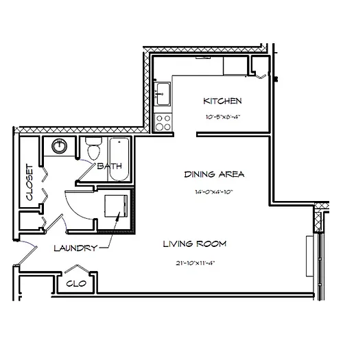 Floor plan S8 WF 50