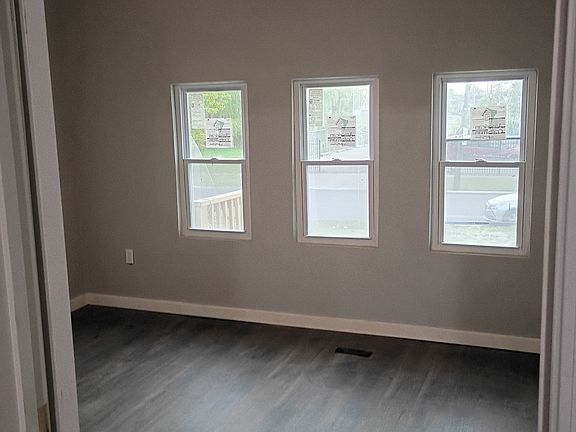 Master bedroom at front of the home