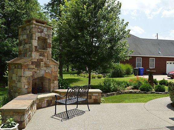 Custom Stone Fireplace