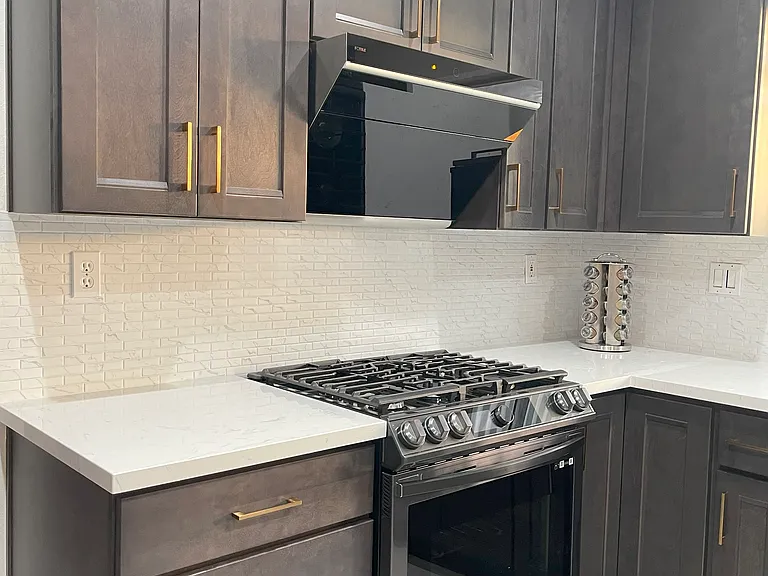 Kitchen stove and fan