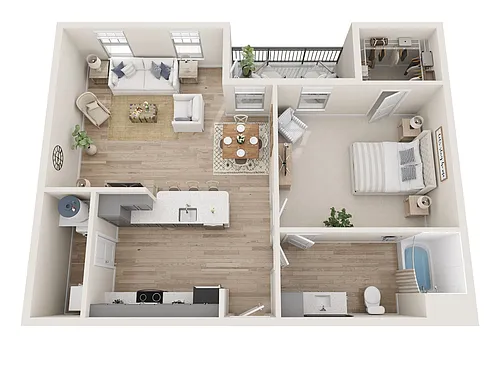 Floor plan A1-L(G)