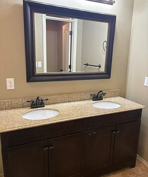 Master Bathroom Double Sink