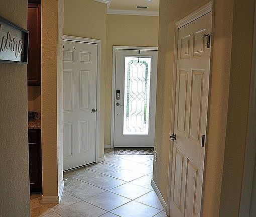 Front entry to house