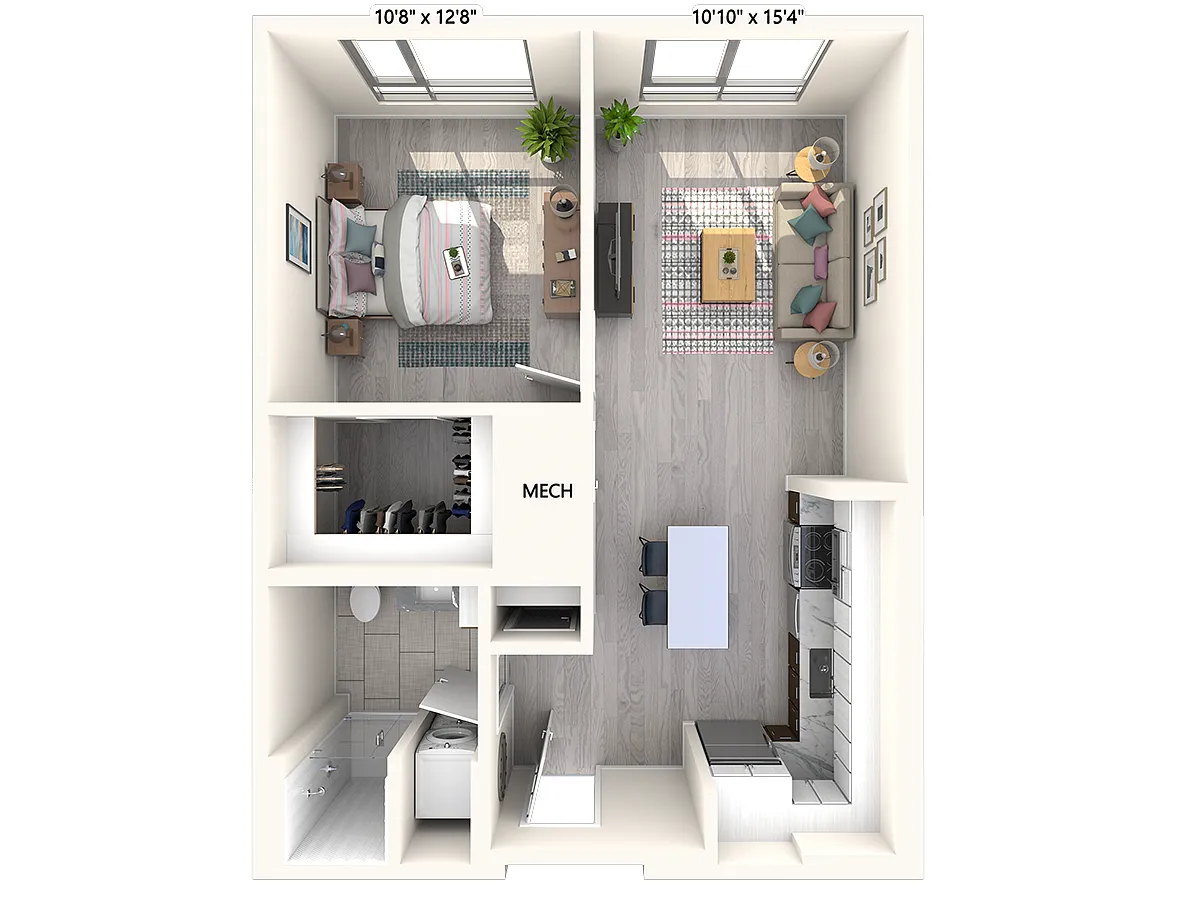 Floor plan W-B15A