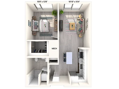 Floor plan W-B15A