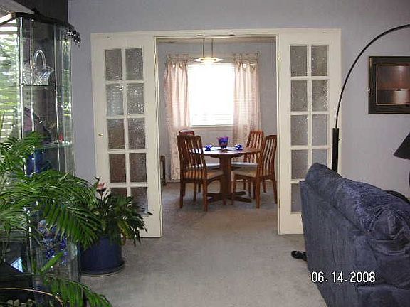 View of formal dining area