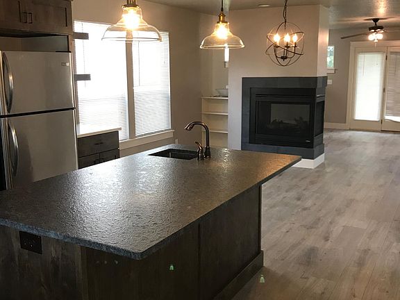 kitchen, dining area