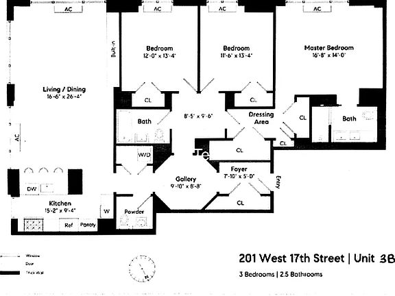 2nd image of 201 W 17th St APT 3B