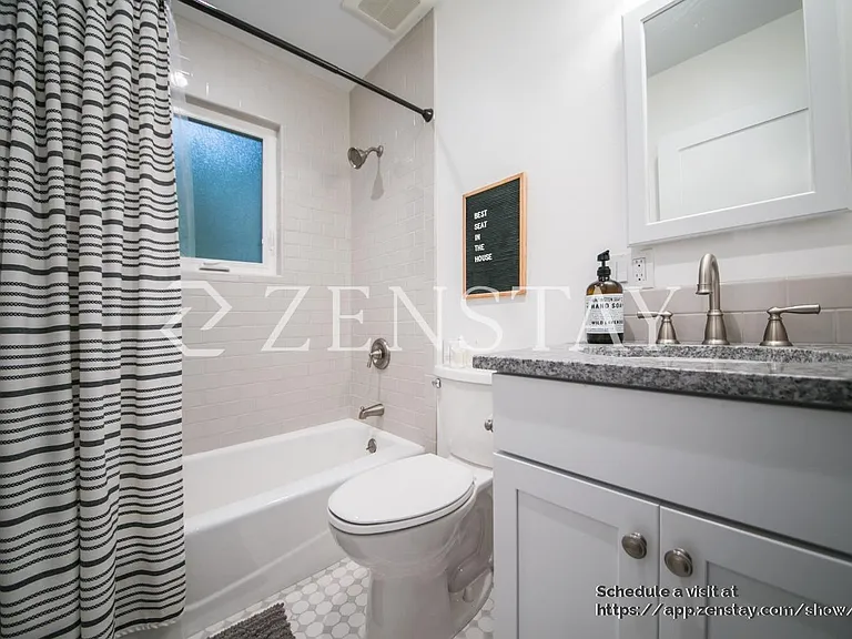 Bathroom with tub