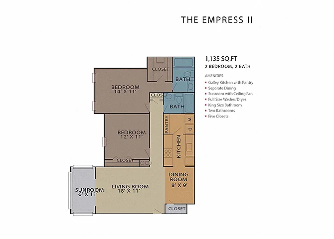 Floor plan The Empress II
