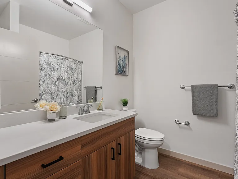 Staged Unit 107. (2BR 2BA) Similar floor plans: 207, 307 ,407, 109, 209, 309 , 409, 118, 218, 318, 418 *Unit features may vary. Inquire with our leasing office to schedule a tour.