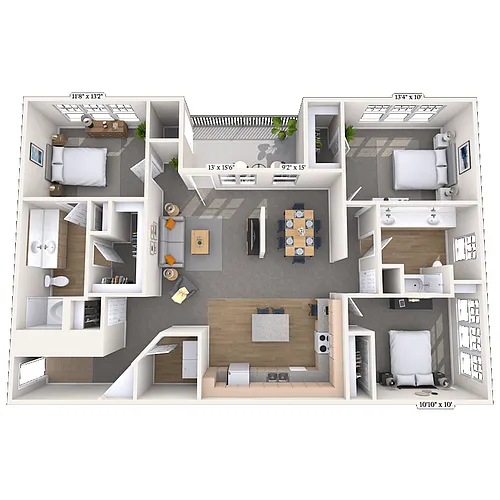 Floor plan Pinemeadow