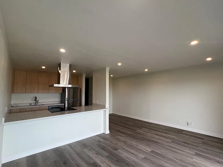 Large living and dining area
