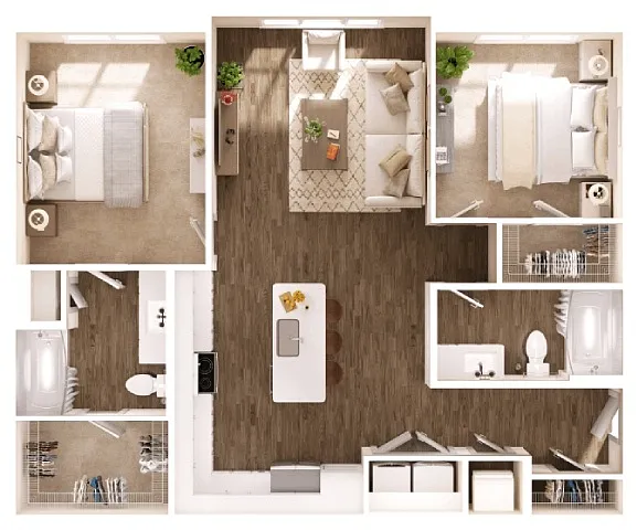 Floor plan B1B
