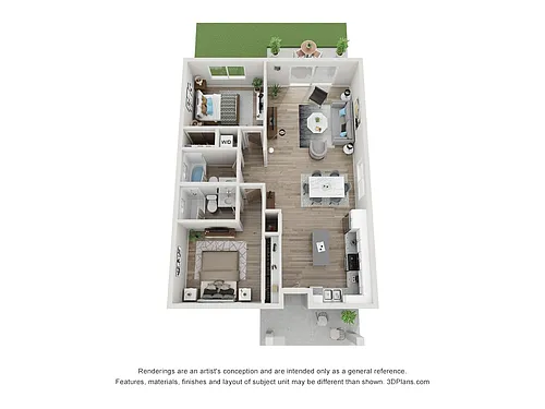 Floor plan Villa F