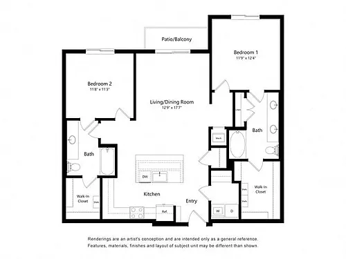 Floor plan B32
