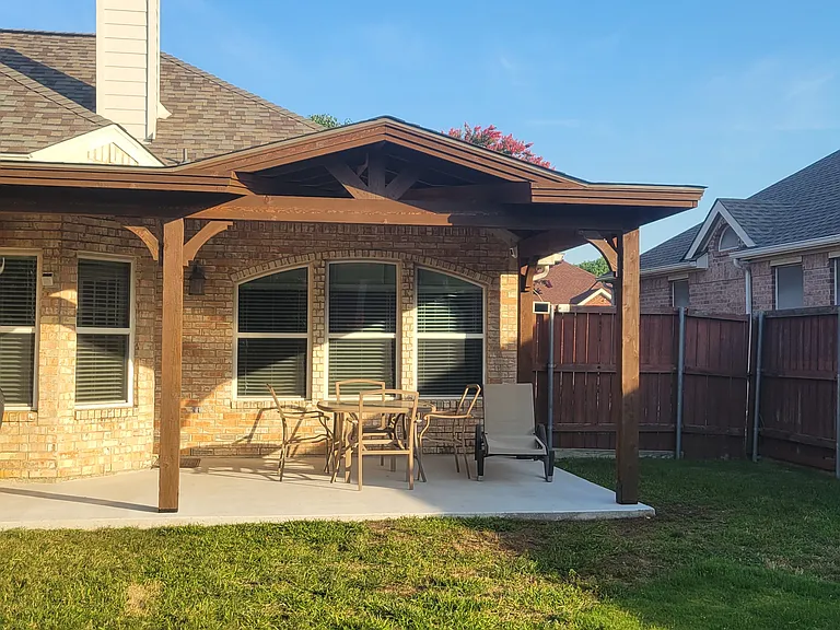 view of back patio