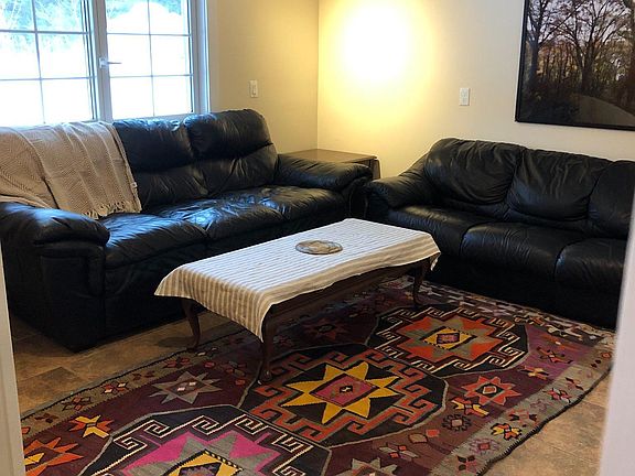Living room with TV and Apple TV