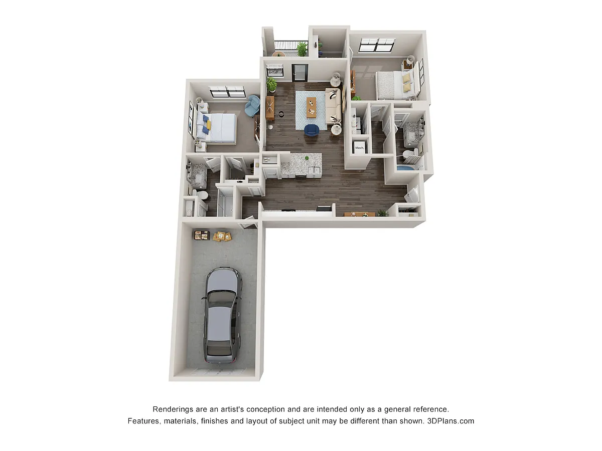 Floor plan B1-G
