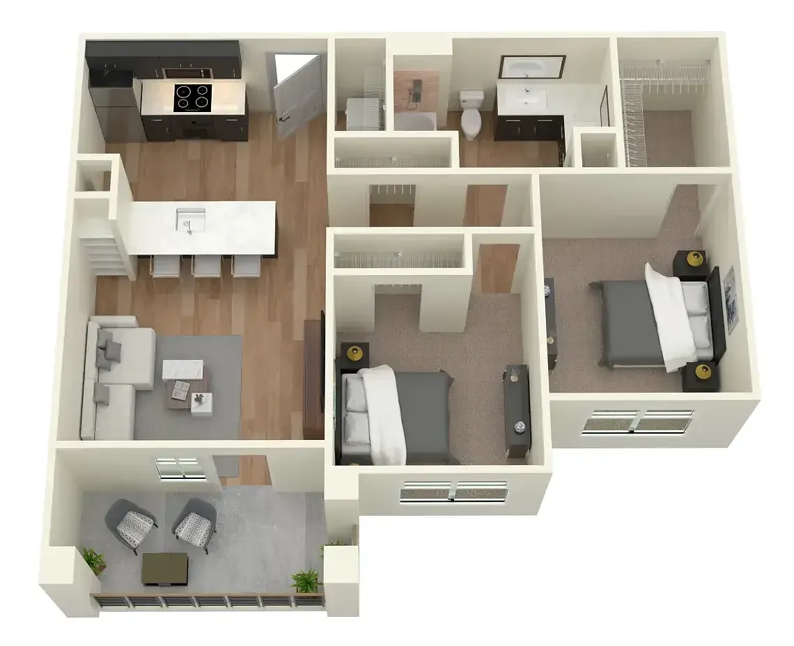 Floor plan B1