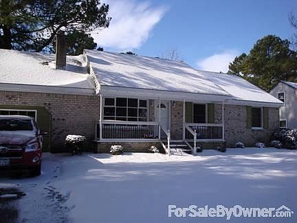 Front under snow