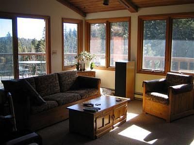 Living room with a a view
