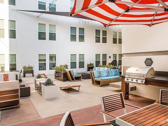 Outdoor Patio | The Mix at CTR City | Anaheim, CA Apartments
