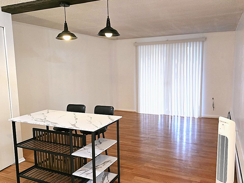 Dining area and living room