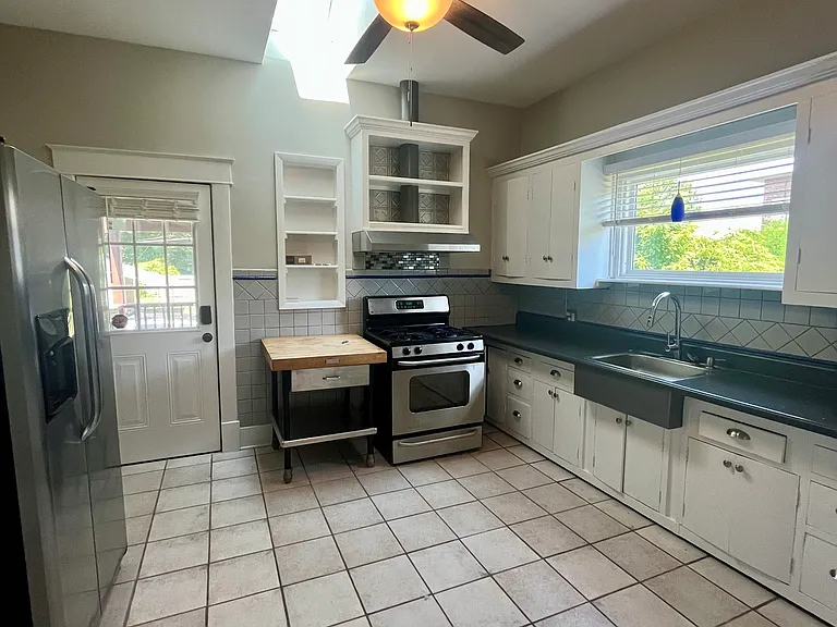 kitchen and back door