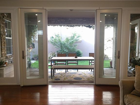 View of patio from family room